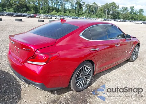 2019 Genesis G70 2.0T Advanced z USA, uszkodzony, nr VIN KMTG64LA7KU031655